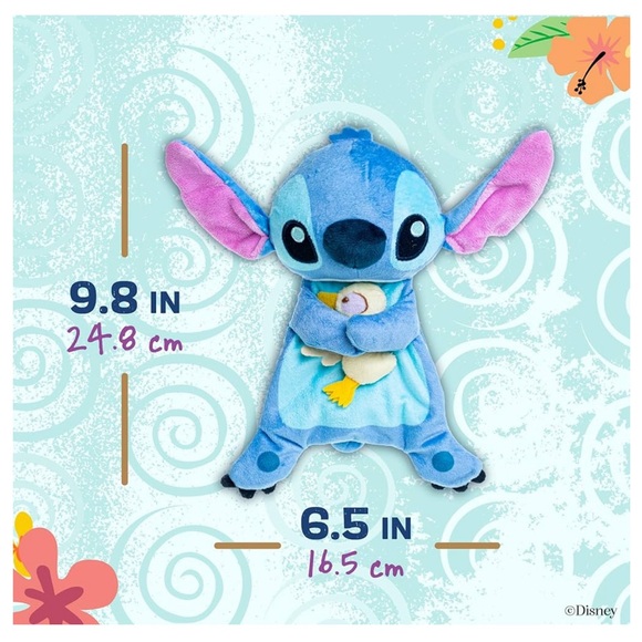Kids Disney Stitch Snuggle Blanket, Blue - Picture 3 of 3